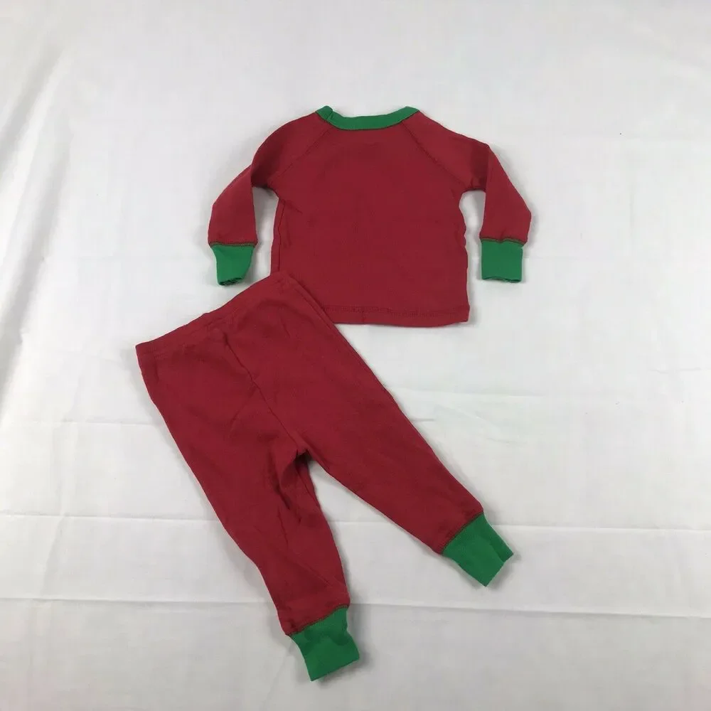 disney parks‎ mickey mouse christmas 2piece pajama set 12 Months